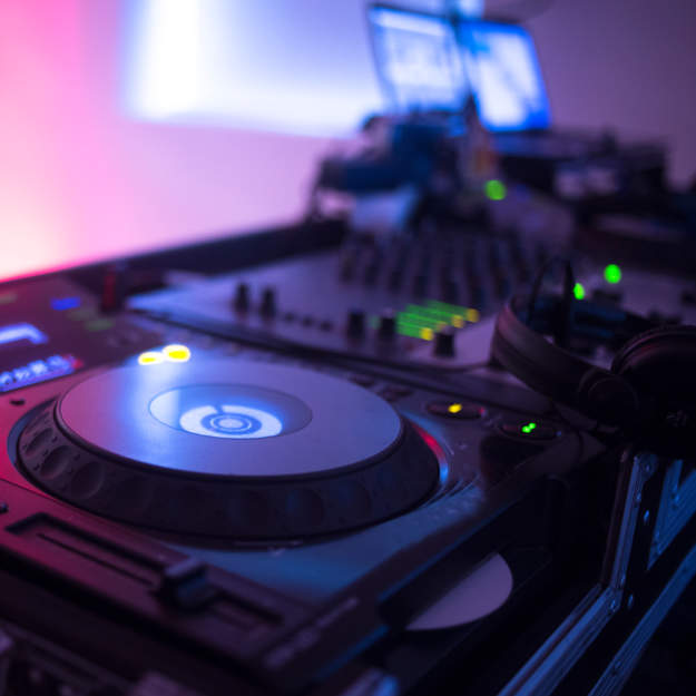 Find DJs for hire in the UK.